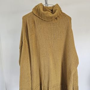 Large oversized turtle neck sweater